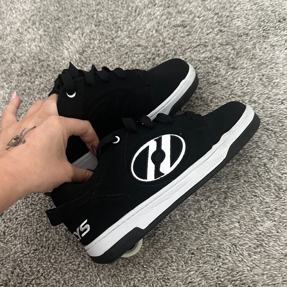 Heelys Black and White Roller Shoes